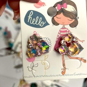 Cute Cube Earrings Studs